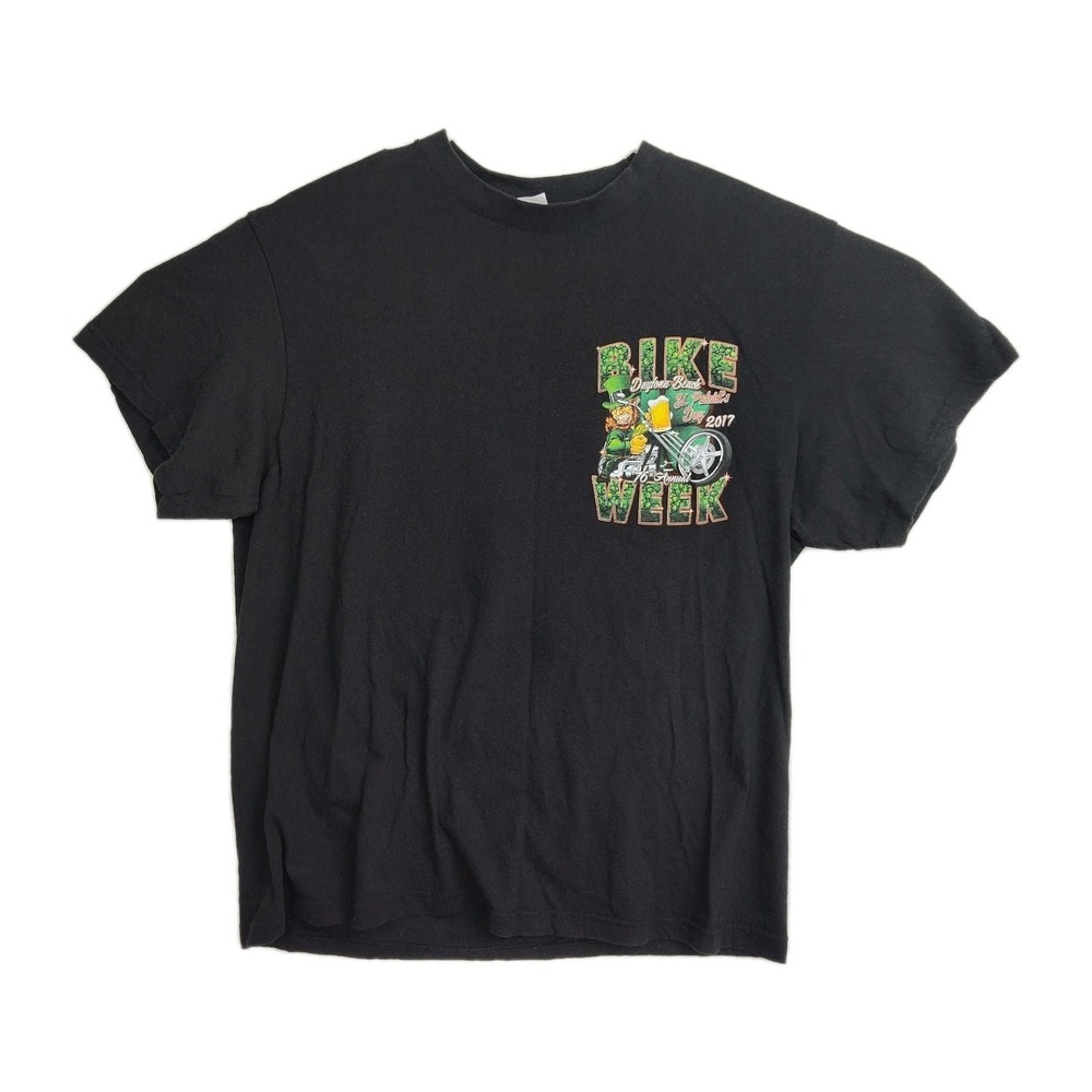 Suna‎ Daytona Beach Bike Week St. Patricks Day 2017 T-Shirt Men's XL Black